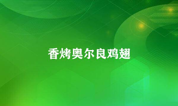 香烤奥尔良鸡翅