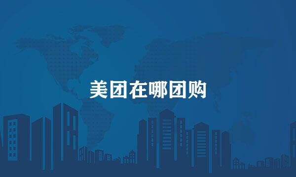 美团在哪团购
