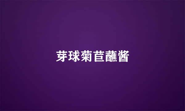 芽球菊苣蘸酱