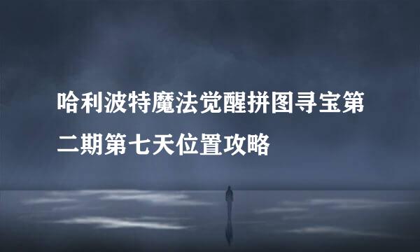 哈利波特魔法觉醒拼图寻宝第二期第七天位置攻略