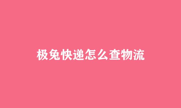 极兔快递怎么查物流