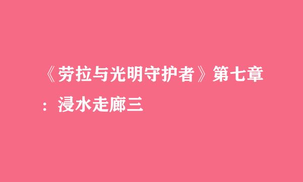 《劳拉与光明守护者》第七章：浸水走廊三
