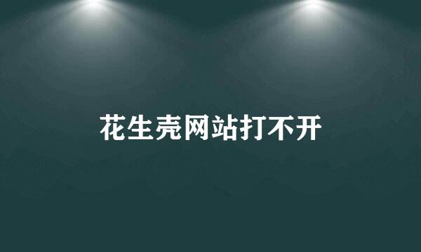 花生壳网站打不开