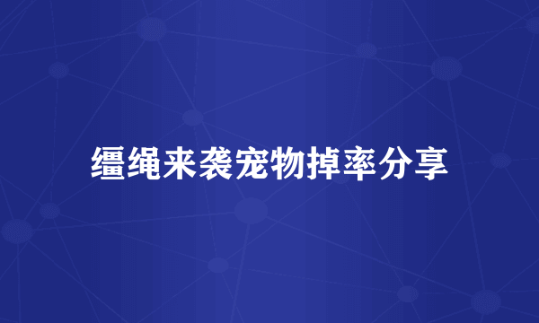 缰绳来袭宠物掉率分享