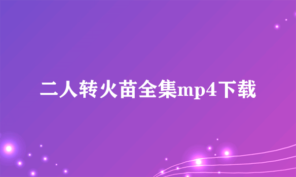 二人转火苗全集mp4下载
