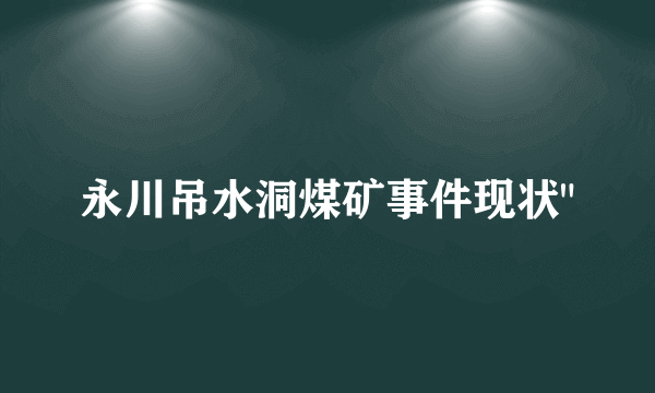 永川吊水洞煤矿事件现状