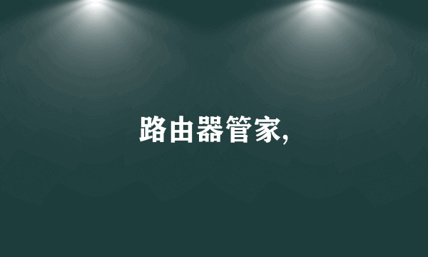 路由器管家,