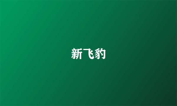 新飞豹