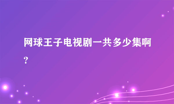 网球王子电视剧一共多少集啊？