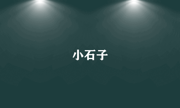 小石子