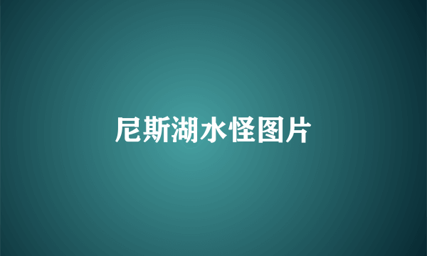 尼斯湖水怪图片