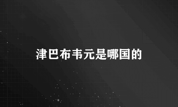 津巴布韦元是哪国的
